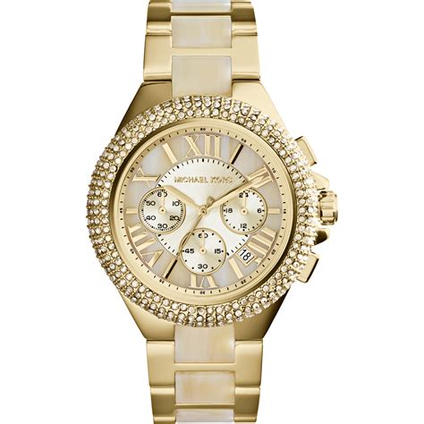 horloge goud michael kors|horloge michael kors dames.